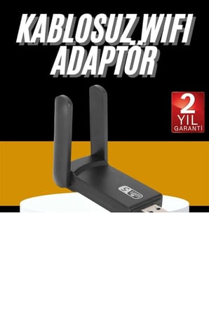 Mbps Wifi Alıcı Kablosuz Wifi Adaptörü Çift Band Çift Antenli Yeni Nesil