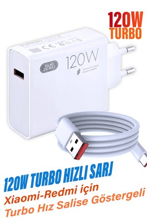 Xiaomi Redmi Note 14 - Note 14 Pro Uyumlu Turbo Hızlı Şarj Aleti 67W - 120W