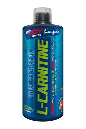 Bigjoy Sports L-Carnitine Sıvı Çilek 1000 ml 33 Servis Karnitin