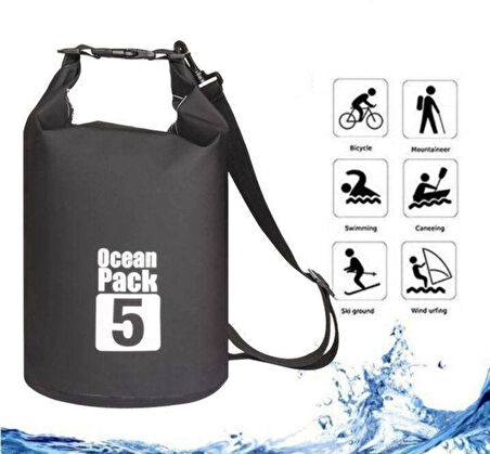 Lethe Boards Ocean Pack 5 L Su Geçirmez Yüzen Çanta