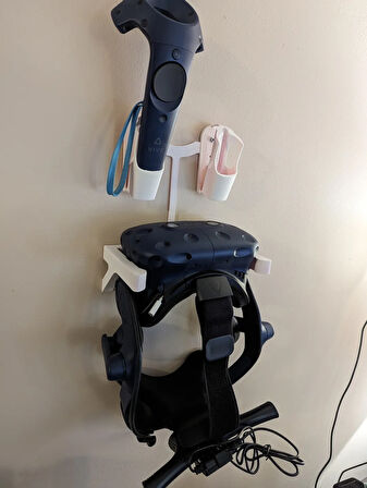 Just3dprintings HTC Vive VR Duvar Askısı