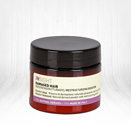 Insight Damaged Hair Restructurizing Booster Toz Maske Desteği 35g