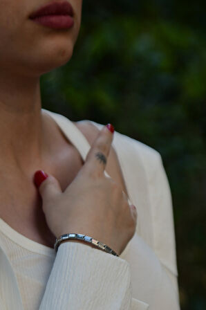 İtalyan Çelik Unisex Bileklik 5mm