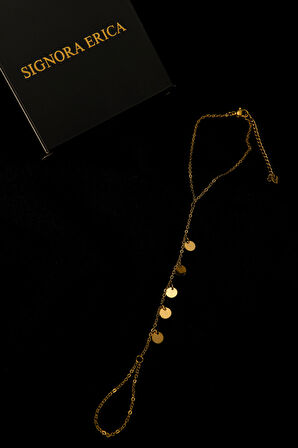 5 Puldan Taşlı Sallantılı Çelik Kadın Şahmeran