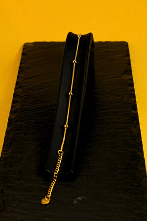 4 Top Dorika Model Kadın Çelik Bileklik