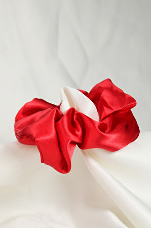 Parlak Kırmızı Simit Lastik Toka