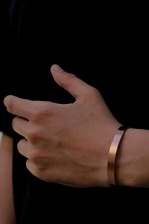 Düz Model Bakır Bileklik