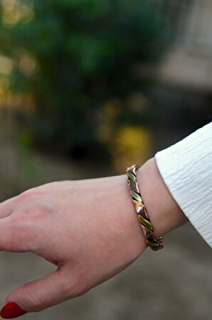 Otantik Çift Renkli Bileklik