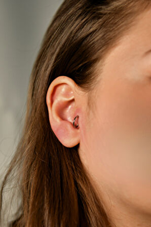 Gizli Kilit Yuvarlak Halka Piercing