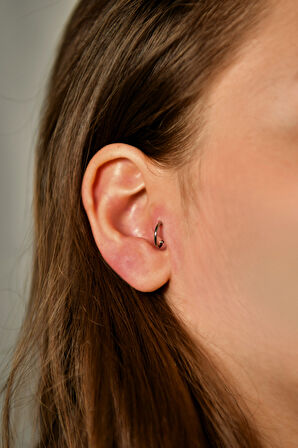 Gizli Kilit Yuvarlak Halka Piercing