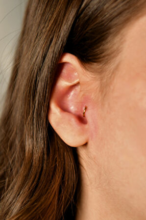 Gizli Kilit Yuvarlak Halka Piercing