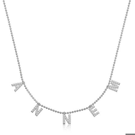 ​Gümüş Annem Yazılı Kadın Kolye