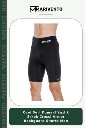 Özel Seri Kumsal Yazlık Erkek Cressi Armor Rashguard Shorts Man
