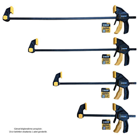 SGS Ayarlanabilir Uçlu Otomatik İşkence 450 mm.  - 1 Adet