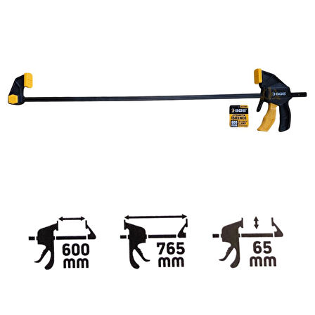 SGS Ayarlanabilir Uçlu Otomatik İşkence 600 mm.  - 1 Adet