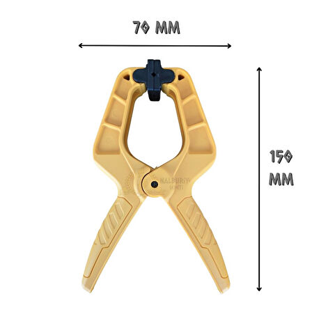 SGS Pratik Mandal İşkence 150 mm. - Çene açıklığı 70 mm. - 1 Adet