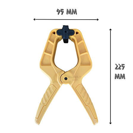 SGS Pratik Mandal İşkence 225 mm. - Çene açıklığı 95 mm. - 1 Adet