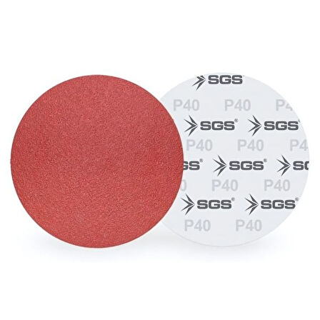 SGS 125mm Cırtlı Zımpara P150 Kum (Aluminium Oxide) SGS417 (10 Adet)