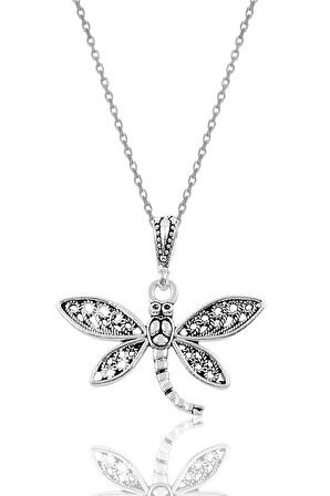 Gümüş oksitli yusufçuk modeli kolye