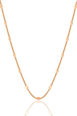 Gümüş rose pullu gurmet  zincir.