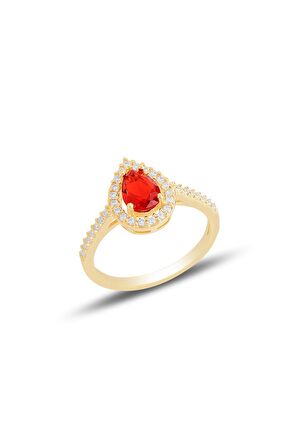 Gümüş altın yaldızlı taşlı damla modeli üçlü set