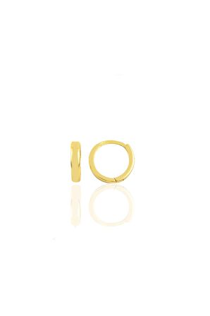 Gümüş altın yaldızlı 9 mm halka küpe Tragus Piercing Helix Kıkırdak Küpesi