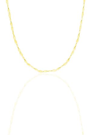 Gümüş altın yaldızlı özel tasarım pullu kolye SGTL12517GOLD