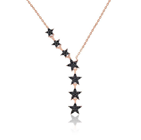 Kuyruklu yıldız onix taşlı kolye SGTL3512
