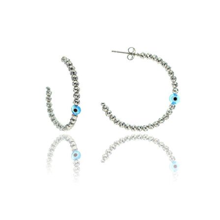 Büyük boy halka dorica küpe