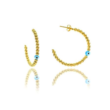 Büyük boy halka dorica küpe