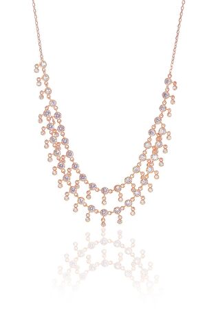 çift sıralı sıvama modeli kolye