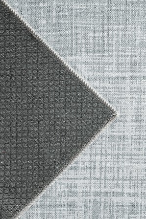 Gri Beyaz Düz Eskitme Desenli Baskı Şönil Kilim Kaymaz Taban Salon Oturma Odası Yatak Odası Kilimi SH19