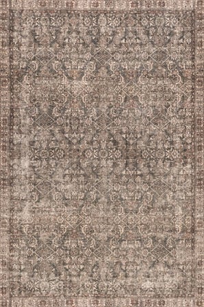 Vintage Vizon Bej Eskitme Anadolu Desenli Baskı Şönil Kilim Kaymaz Taban Salon Oturma Odası Yatak Odası Kilimi SH25