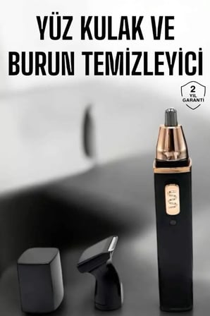 Seyahat Tipi Mini Taşınabilir Siyah Burun Kulak Yanak Kıl Ve Tüy Temizleme Makinesi