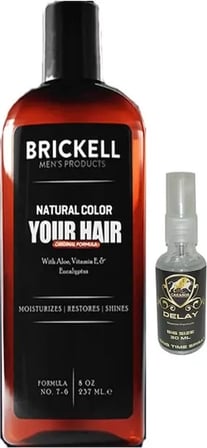Brickell Erkeklere 237 Ml Saçsakal Beyazlıkgiderici Şampuan + Caraboa 30Ml Geciktiricisprey