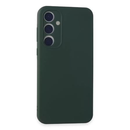 Samsung Galaxy A15 4G Kılıf First Silikon - Koyu Yeşil