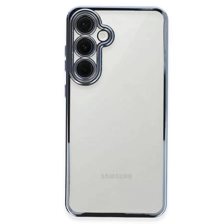 Samsung Galaxy S24 Fe Kılıf Razer Lensli Silikon - Lacivert
