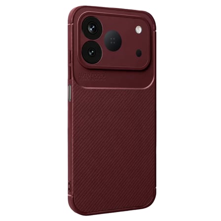 Tecno Spark 50 4G Auto Focus Karbon Kapak - Bordo