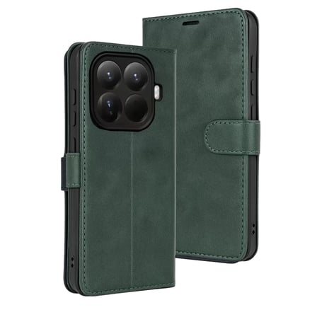 Xiaomi Mi 15T Pro Trend S Plus Kapaklı Kılıf - Yeşil