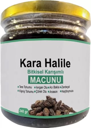 Kara Halile Bitkisel Karışımlı Terminalia Chebula Macunu 240 Gr