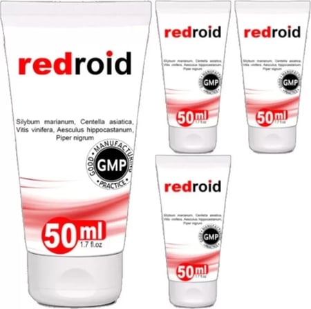 Redroid 4 Adet Masaj Kremi 50 Ml Özel Krem