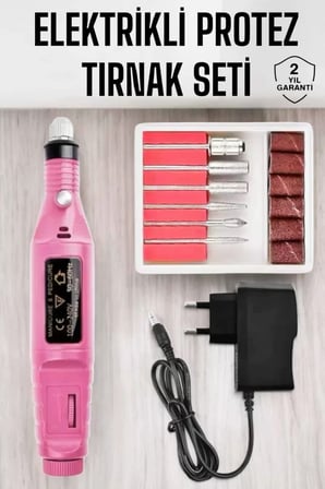 Nasır Temizleyici Manikür Pedikür Seti Elektrikli Usb Girişli