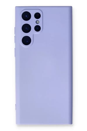 Newface Samsung Galaxy S24 Ultra Kılıf Nano İçi Kadife Silikon - Lila