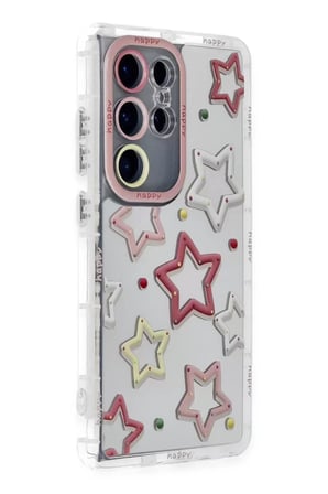 Newface Samsung Galaxy S23 Ultra Kılıf Reflexion Desenli Kapak - Desen 3