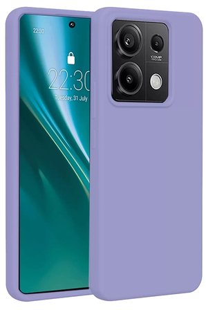 Newface Redmi Note 13 4G Kılıf First Silikon - Lila