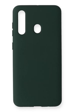 Newface Samsung Galaxy M40 Kılıf Nano İçi Kadife Silikon - Koyu Yeşil