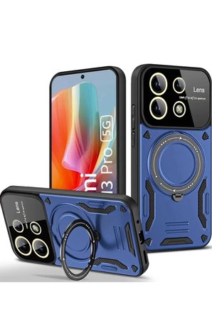 Newface Redmi Note 13 Pro 4G Kılıf Joy Lens Standlı Kapak - Lacivert