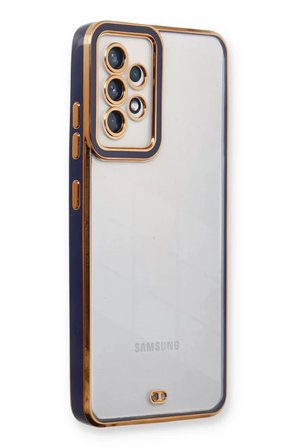Newface Samsung Galaxy A53 5G Kılıf Liva Lens Silikon - Mavi