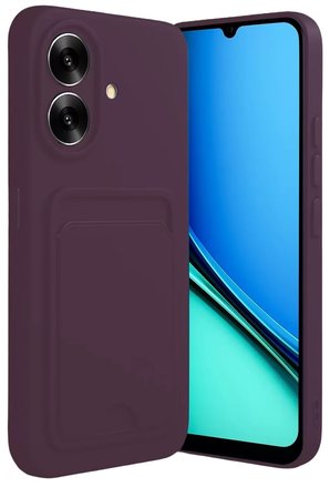 Newface Realme Note 60 Kelvin Kartvizitli Silikon - Derin Mor
