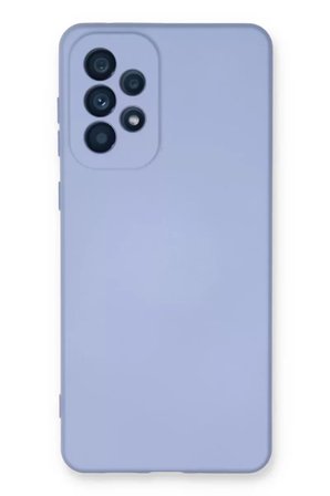 Newface Samsung Galaxy A73 5G Kılıf Nano İçi Kadife Silikon - Lila
